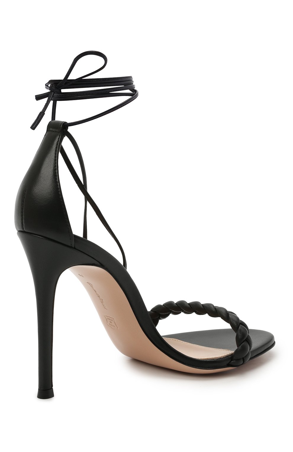 Кожаные босоножки leomi GIANVITO ROSSI, арт. G61531.15RIC.NAPNER0, фото 4