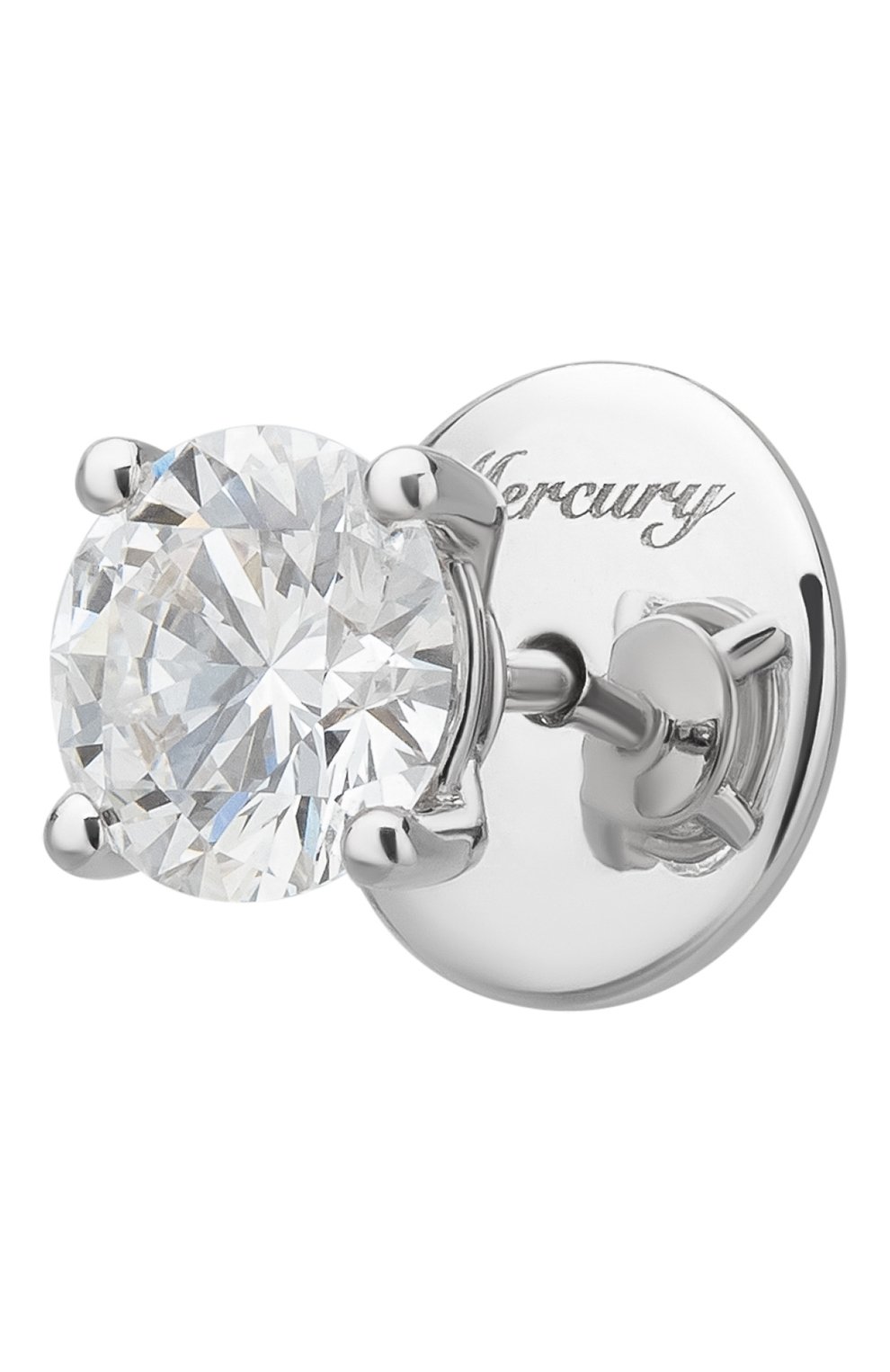 Серьги-гвоздики "solitaire" MERCURY, арт. ME100WRD, фото 2