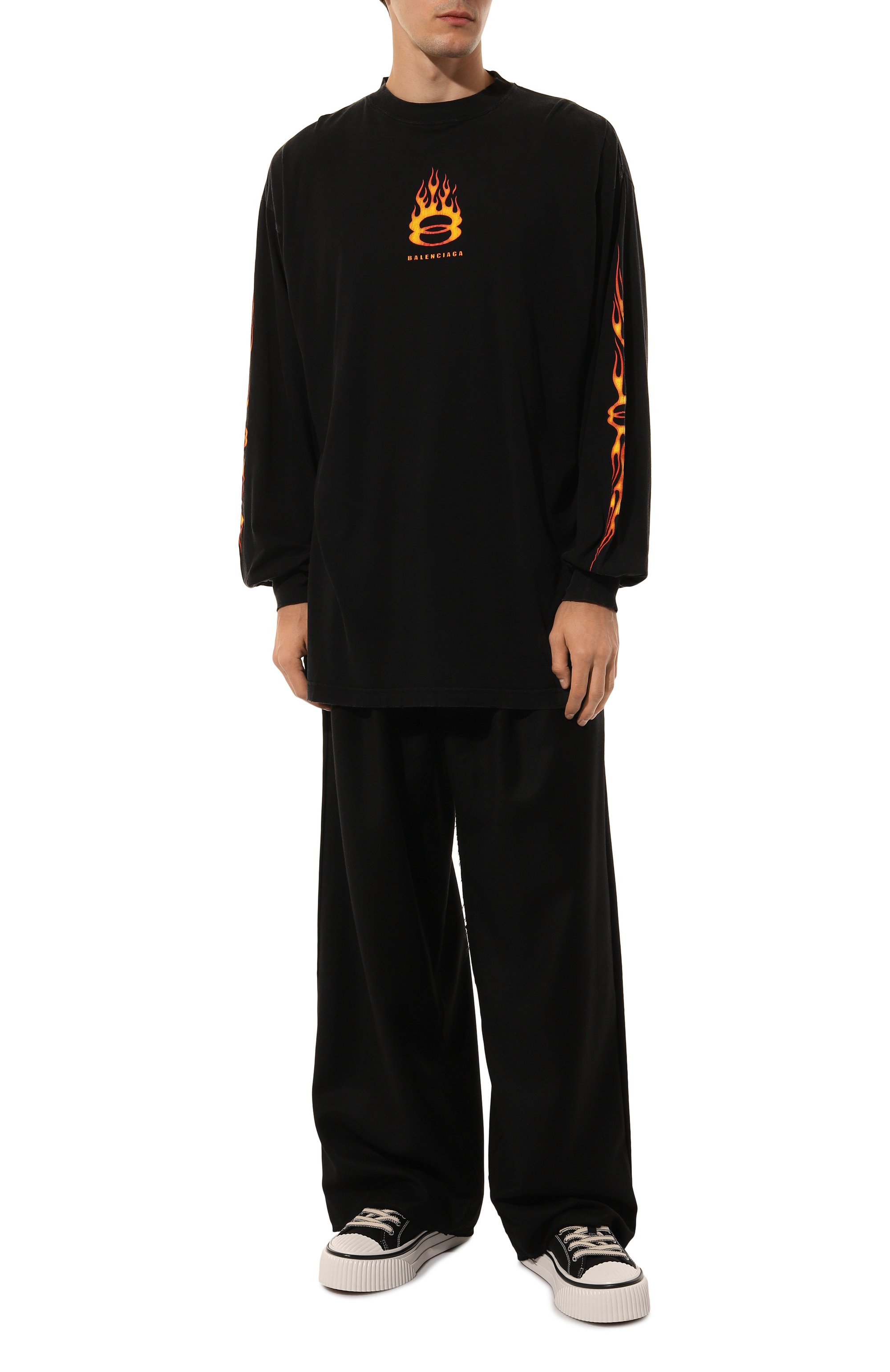 Хлопковый лонгслив BALENCIAGA, арт. 796917/TQVW6, фото 2