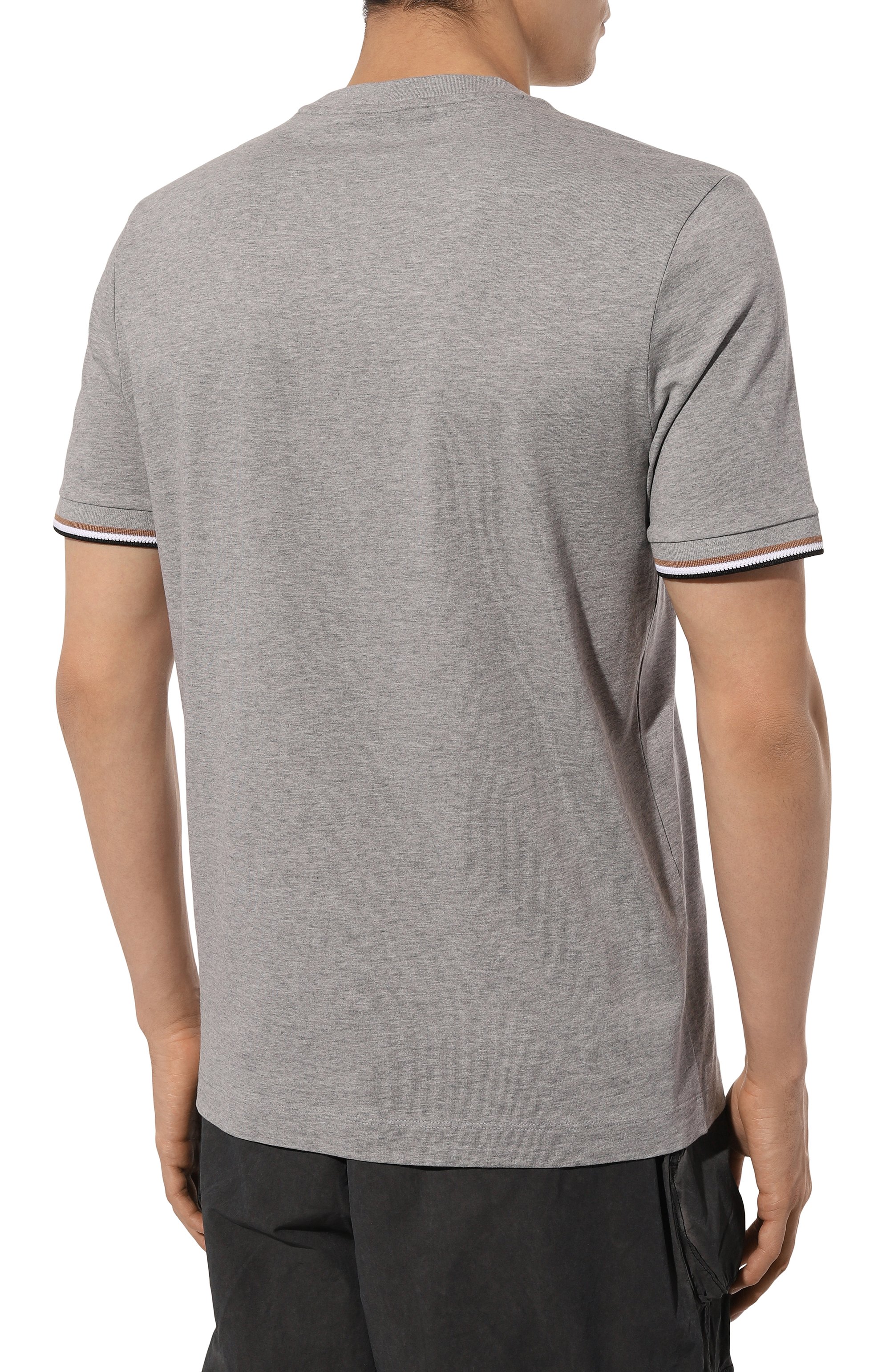 Хлопковая футболка BOSS, арт. 50501097, фото 4