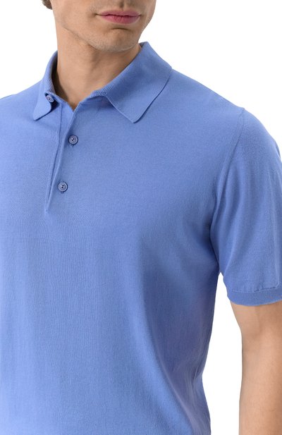 Хлопковое поло KITON, арт. UMKXX33K291, фото 5