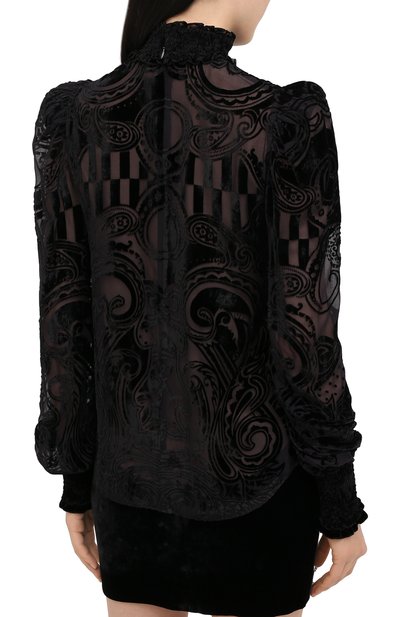 Блузка из вискозы BALMAIN, арт. UF12682/V121, фото 5