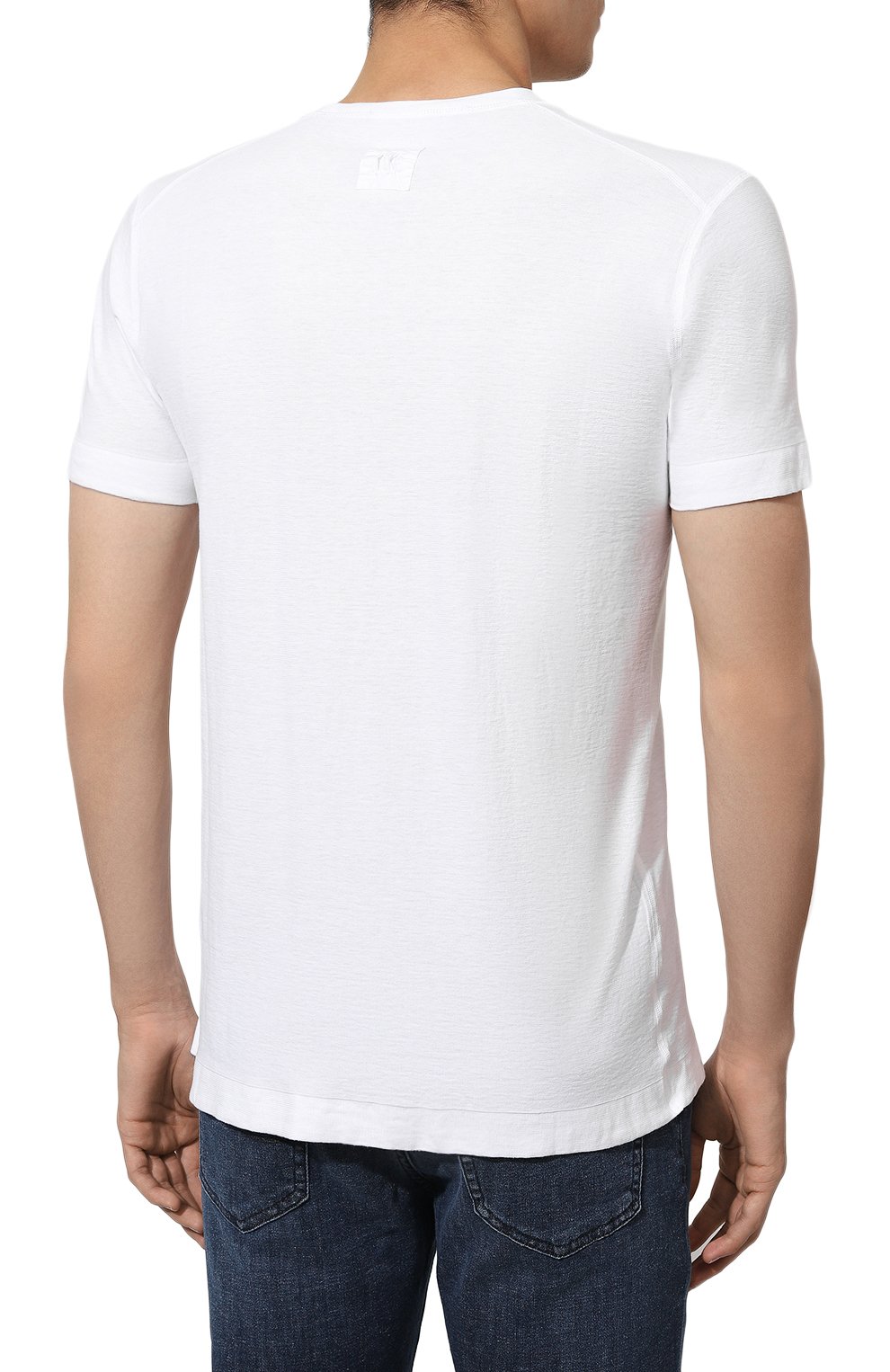 Хлопковая футболка HANNES ROETHER, арт. YA35N-K.200, фото 4