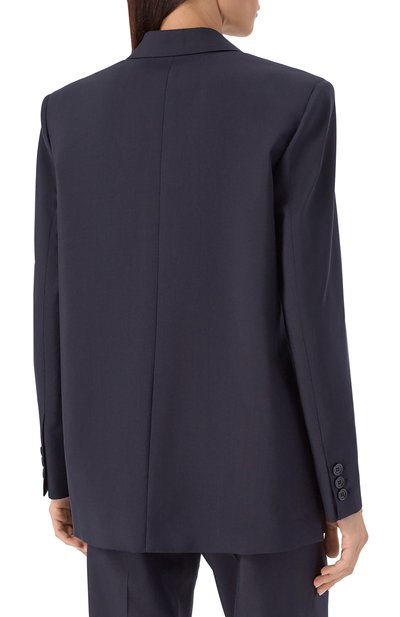 Жакет из шерсти и шелка MVST синего цвета по цене 396500 руб., арт. L051/3038, фото 4 Жакет из шерсти и шелка MVST, арт. L051/3038, фото 4