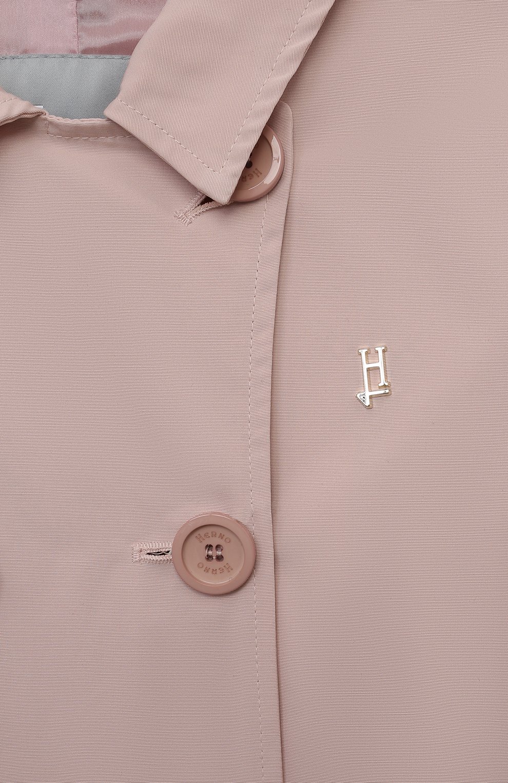 Тренч HERNO светло-розового цвета по цене 47150 руб., арт. GC000048G/12013/10A-14A, фото 3 Тренч HERNO, арт. GC000048G/12013/10A-14A, фото 3
