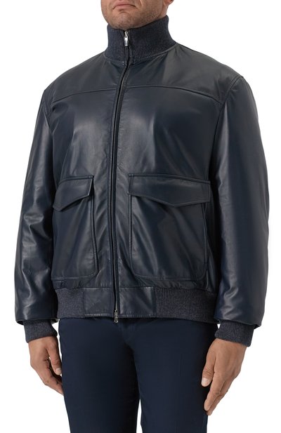 Кожаный бомбер CORTIGIANI, арт. 3AG650, фото 3