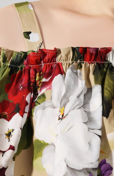 Хлопковое платье DOLCE & GABBANA, арт. F63X7T/HS5GA, фото 5