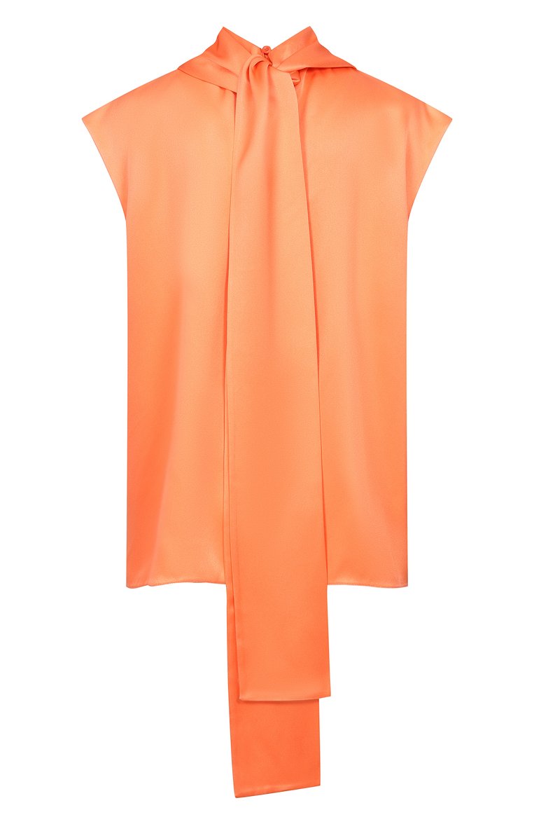 Атласный топ PRADA, арт. P901FL-1SMY-F0311-182, фото 2