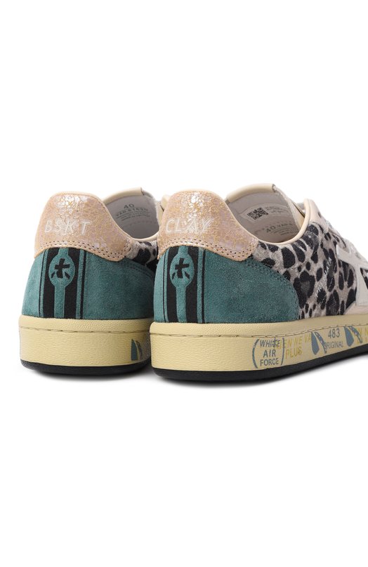 Кожаные кеды Bskt Clay Premiata BSKTCLAD/VAR 8169 Леопардовый  BSKTCLAD/VAR 8169 Фото 7