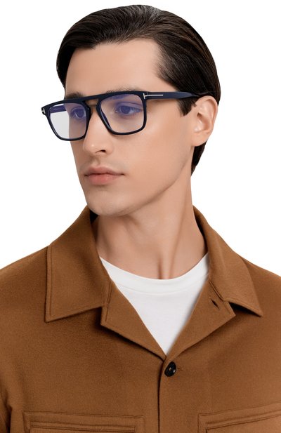 Оправа TOM FORD синего цвета по цене 47150 руб., арт. TF5942-B 090, фото 2 Оправа TOM FORD, арт. TF5942-B 090, фото 2