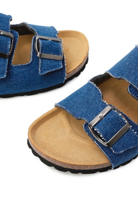 Текстильные шлепанцы MC2 Saint Barth STBA SANDAL W N/01893H Синий  STBA SANDAL W N/01893H Фото 7