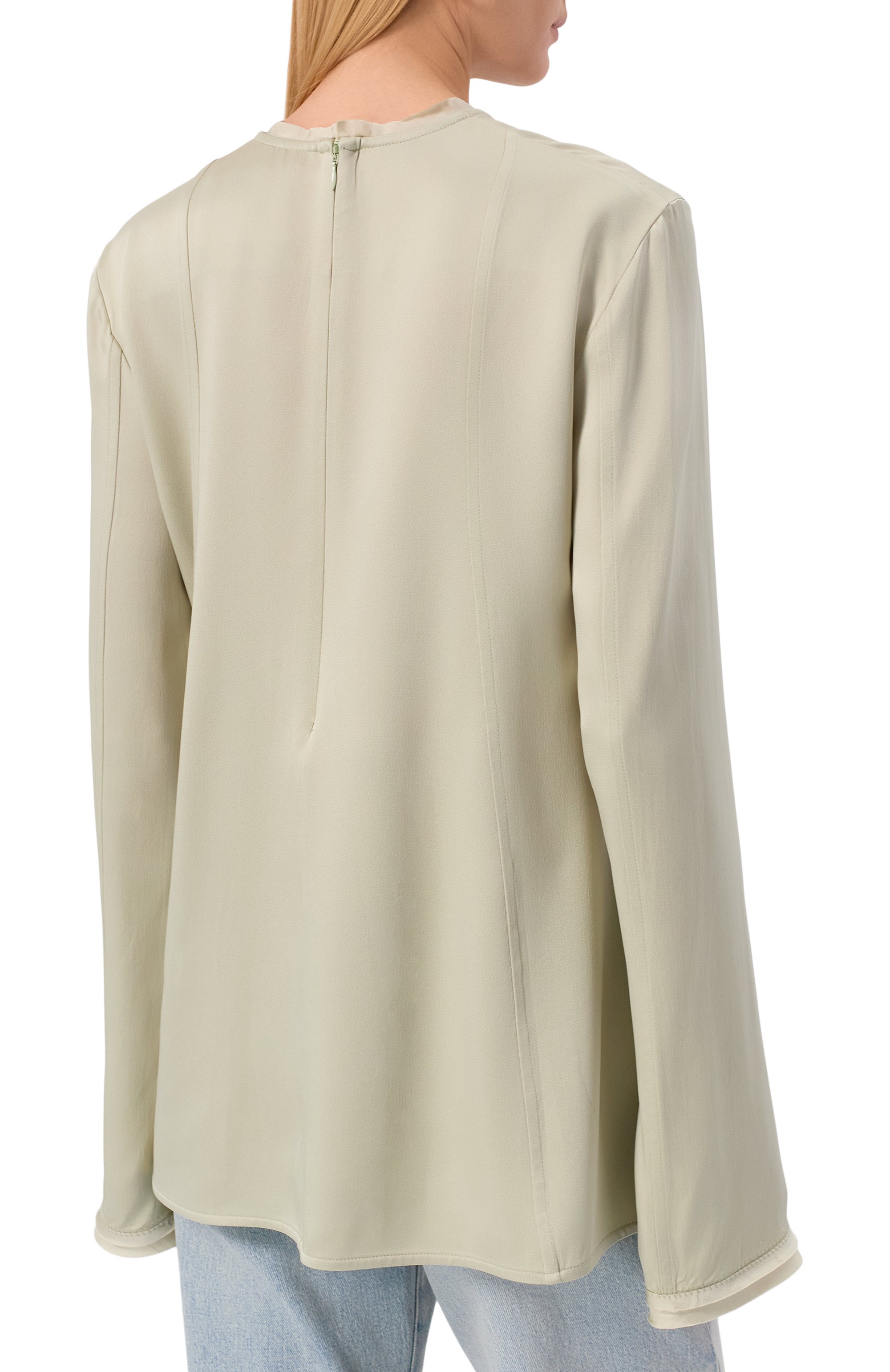 Атласный топ JIL SANDER, арт. J02NC0271/J76018, фото 4