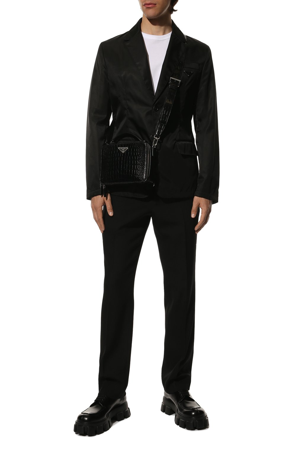 Сумка из кожи аллигатора PRADA, арт. 2VH069-ULC-F0002-OMI, фото 7