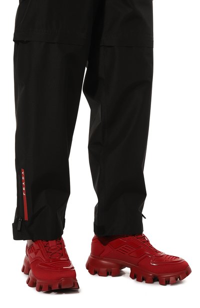 Кроссовки cloudbust thunder PRADA красного цвета по цене 89000 руб., арт. 2EG293-3KZU-F0LXN, фото 3 Кроссовки cloudbust thunder PRADA, арт. 2EG293-3KZU-F0LXN, фото 3