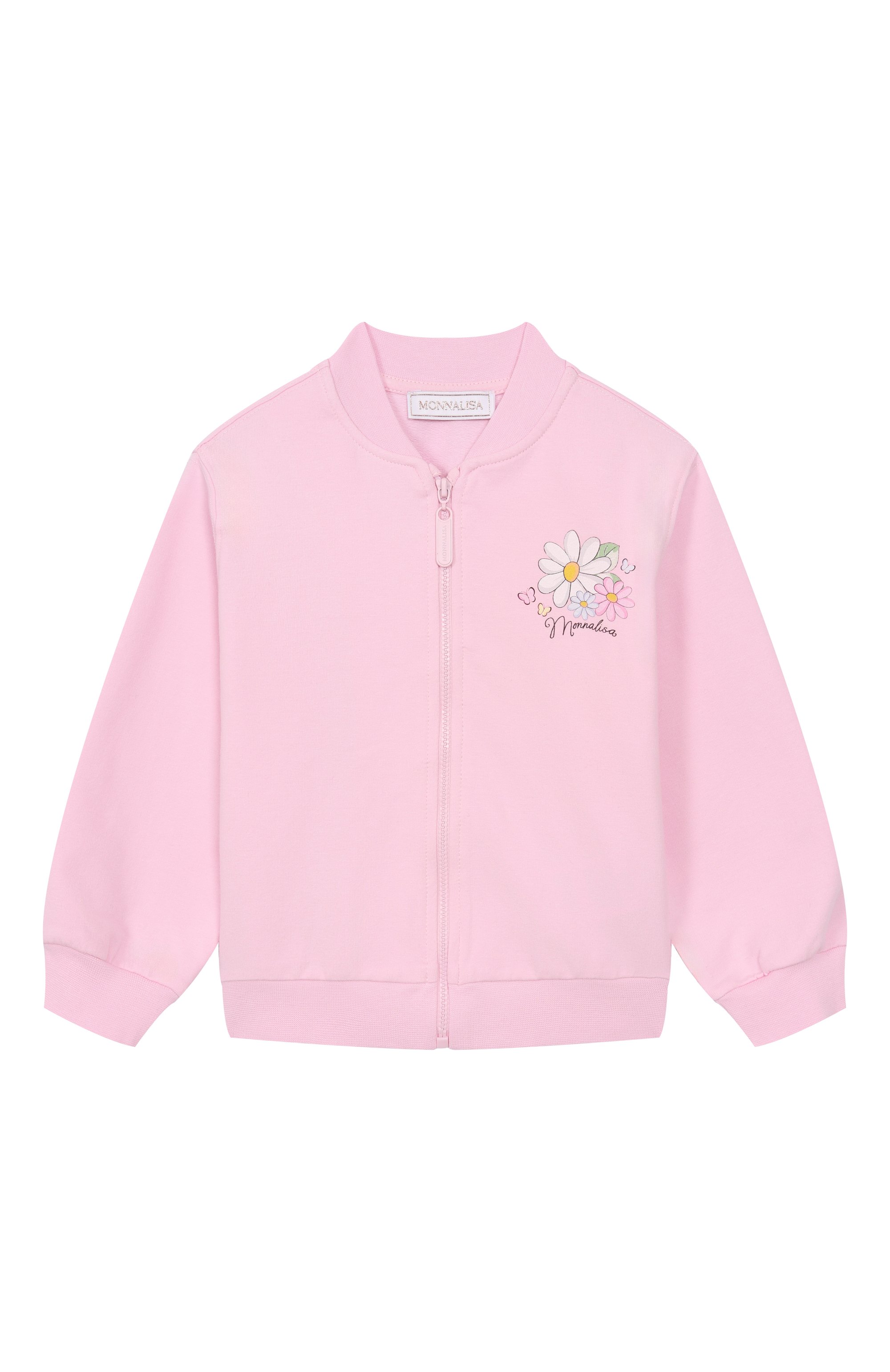 Хлопковая толстовка MONNALISA, арт. 39E801, фото 1