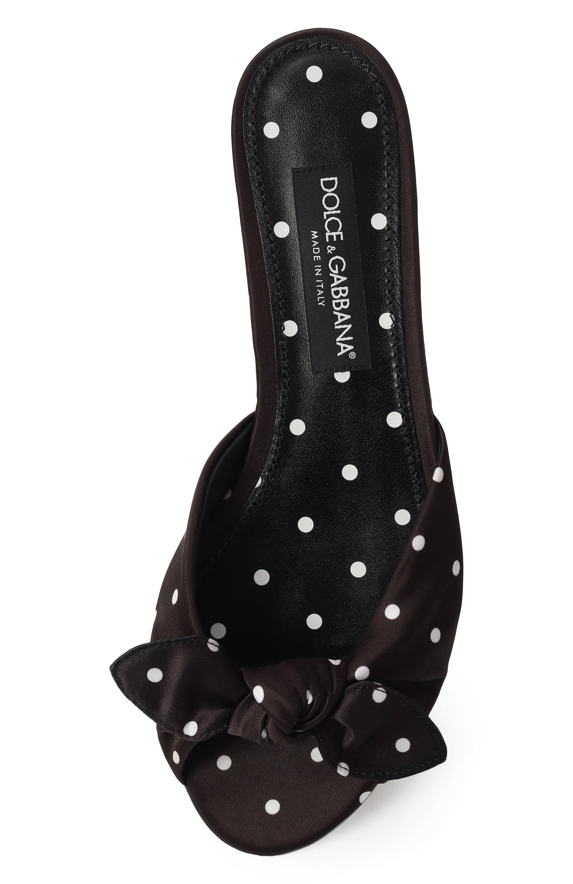 Текстильны�е шлепанцы bianca DOLCE & GABBANA, арт. CQ0620/AV885, фото 6