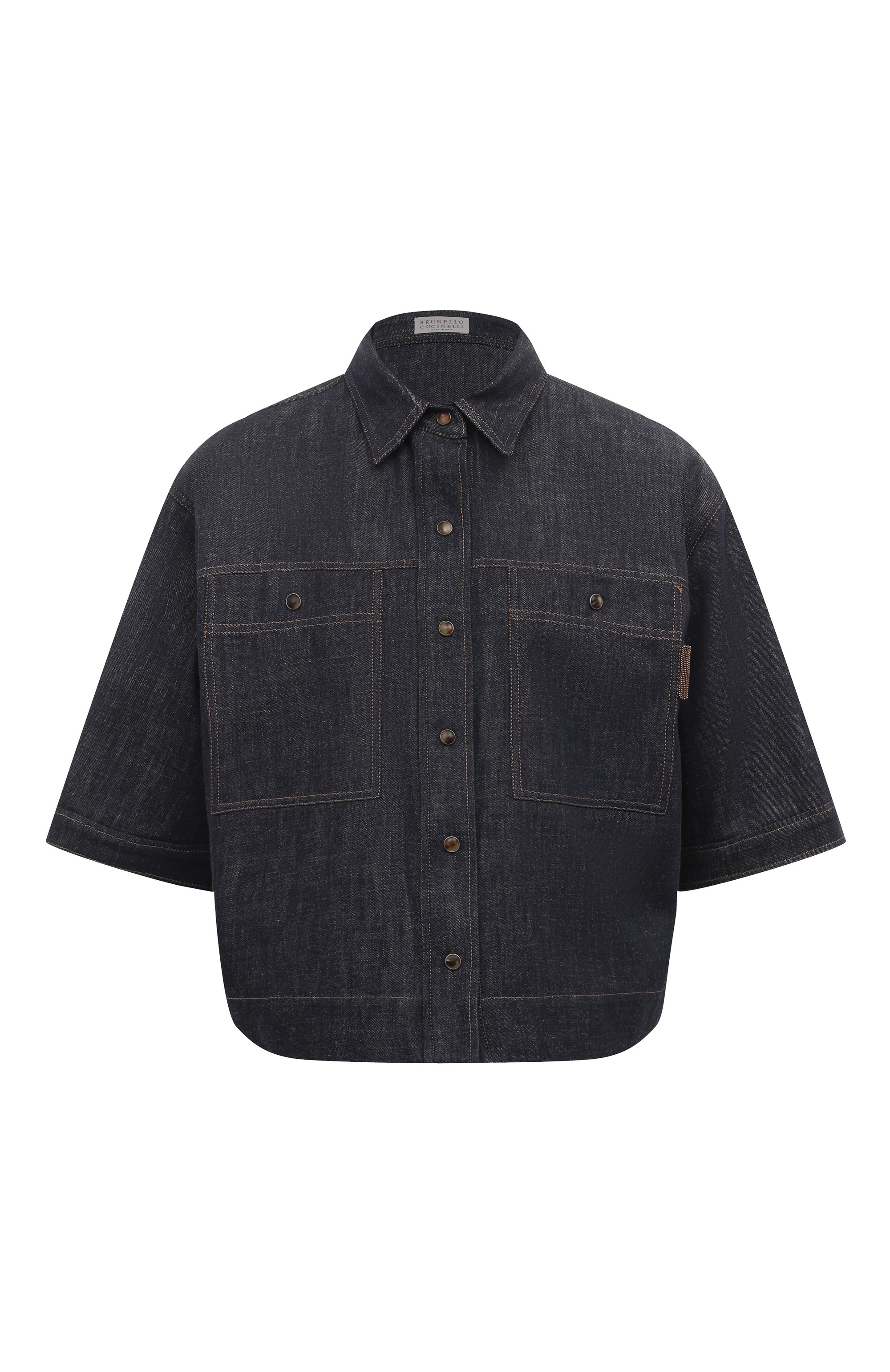 Джинсовая рубашка BRUNELLO CUCINELLI, арт. M0F28MH636, фото 1