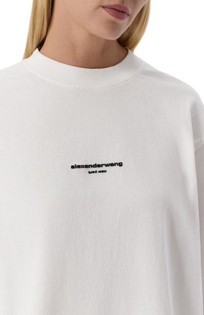 Хлопковый лонгслив ALEXANDER WANG, арт. UCC3261908, фото 5