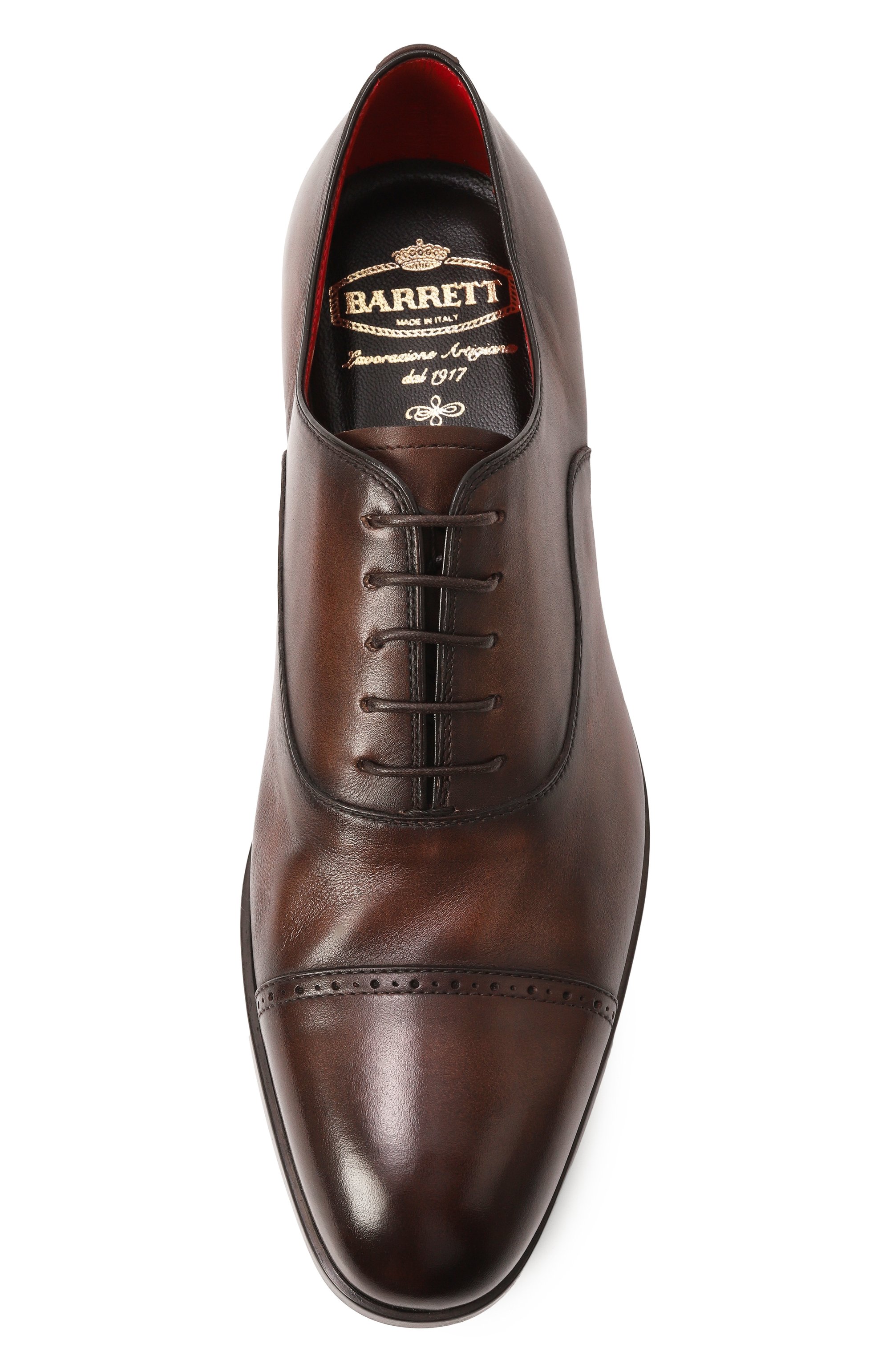 Кожаные оксфорды BARRETT, арт. 201U107.14/C0RSAR0, фото 6