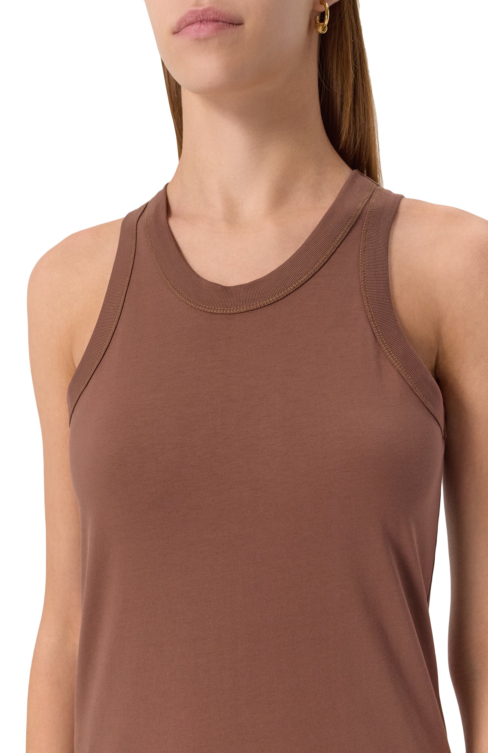 Хлопковая майка LOULOU DE SAISON, арт. P0S0, фото 5