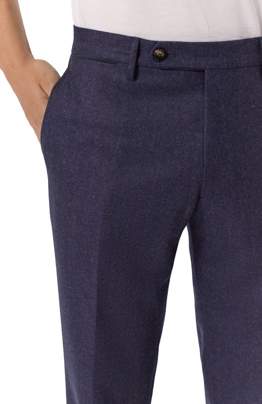 Шерстяные брюки Andrea Campagna SC/1 ALC/FA1386X Синий  SC/1 ALC/FA1386X Фото 5