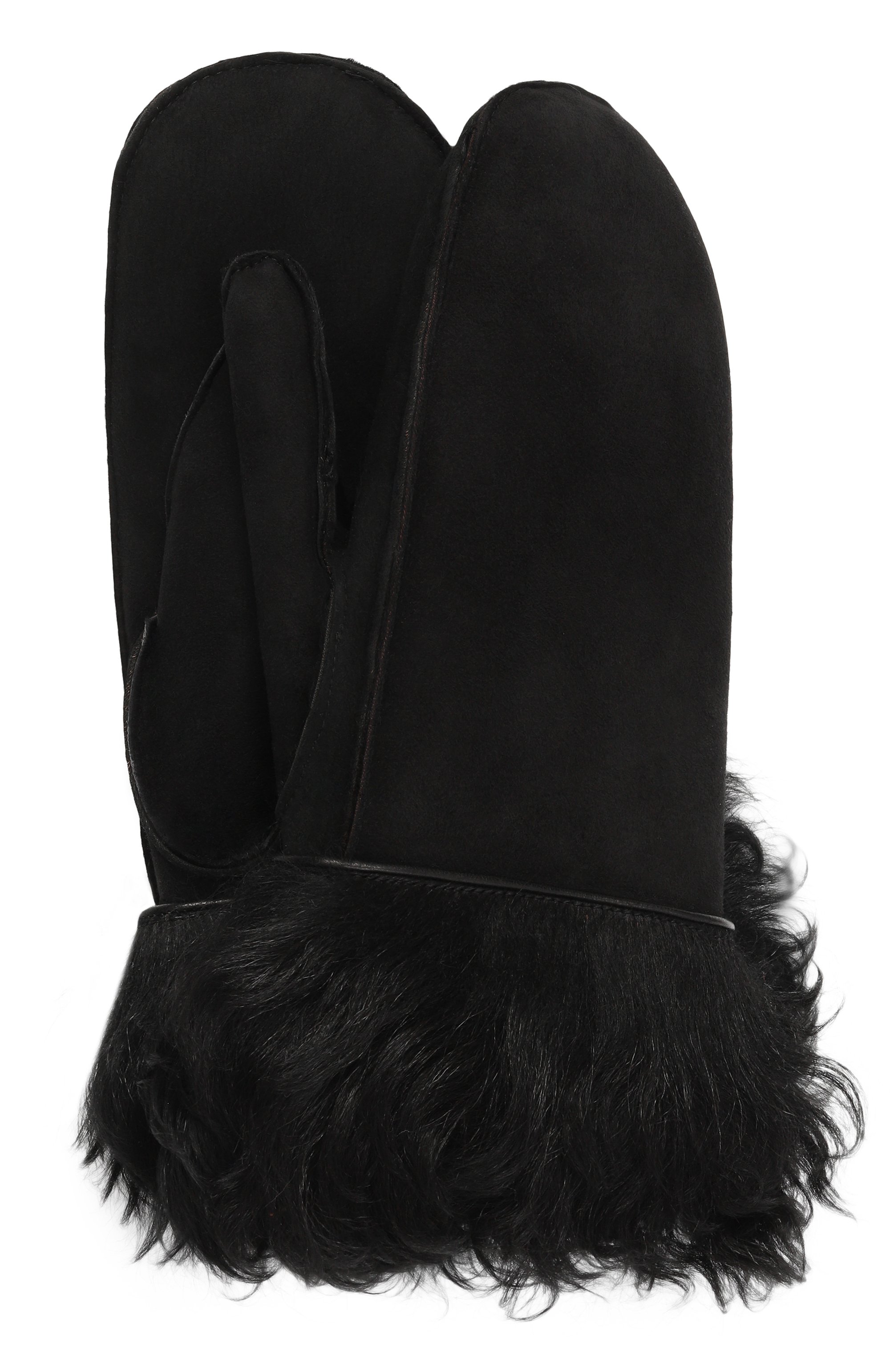 Варежки из овчины MIU MIU, арт. 5GG048-173-F0002, фото 1