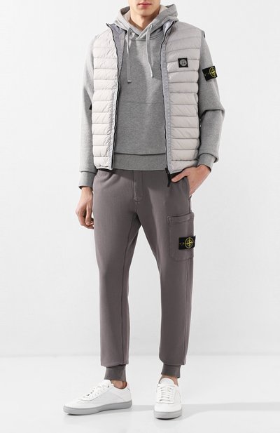 Хлопковое худи STONE ISLAND, арт. 721564151, фото 2