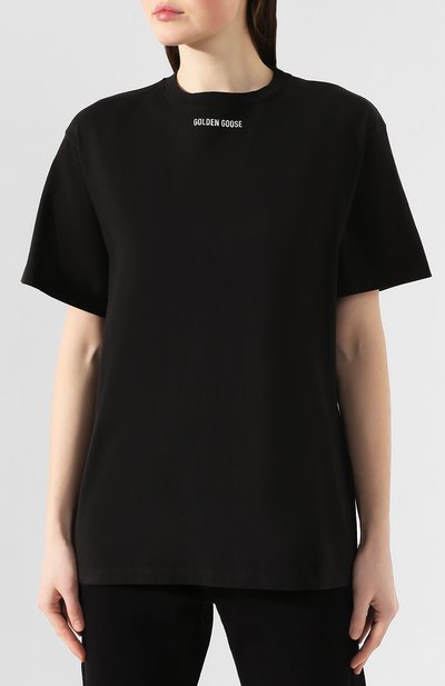 Хлопковая футболка GOLDEN GOOSE DELUXE BRAND, арт. G36WP024.C2, фото 3