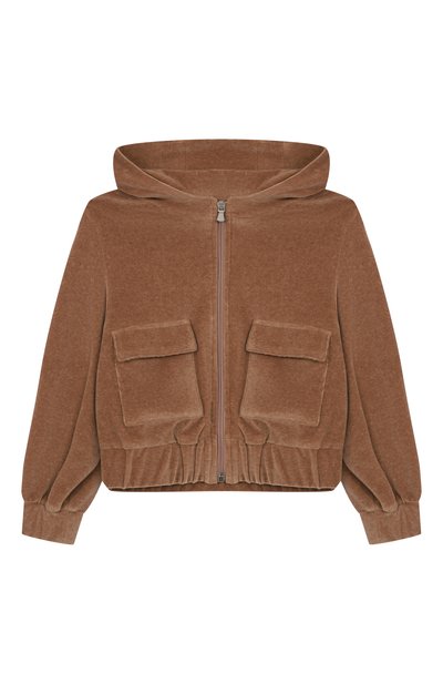 Бархатная толстовка ELEVENTY, арт. EX4A20/V0169/6-8