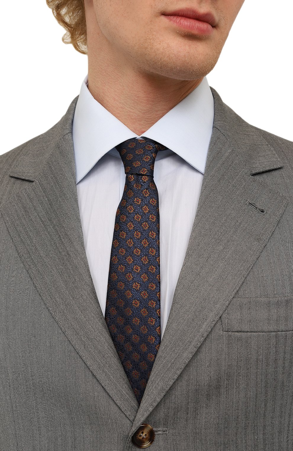 Шелковый галстук CANALI, арт. 18/HJ03779, фото 2