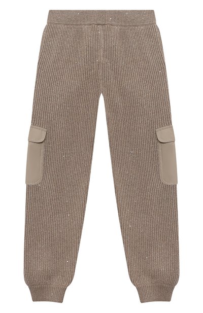 Брюки из кашемира и шерсти BRUNELLO CUCINELLI, арт. BBMMBD024B, фото 2