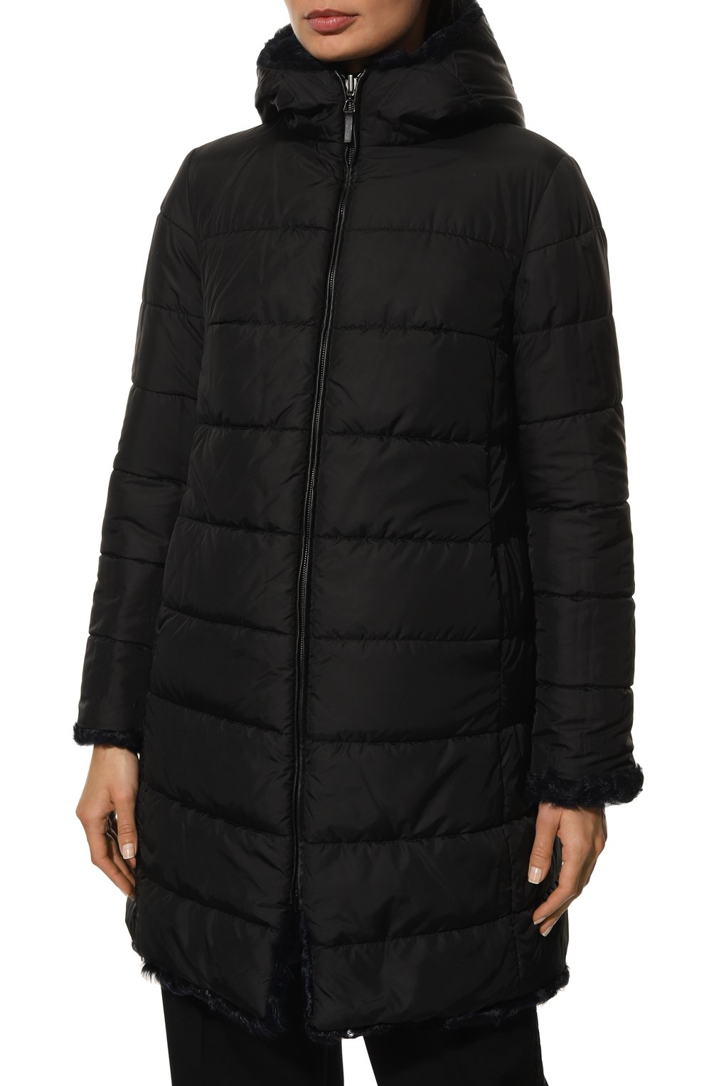 Двусторонняя шуба GIORGIO ARMANI темно-синего цвета по цене 584000 руб., арт. 1AL05P/1AP21, фото 6 Двусторонняя шуба GIORGIO ARMANI, арт. 1AL05P/1AP21, фото 6