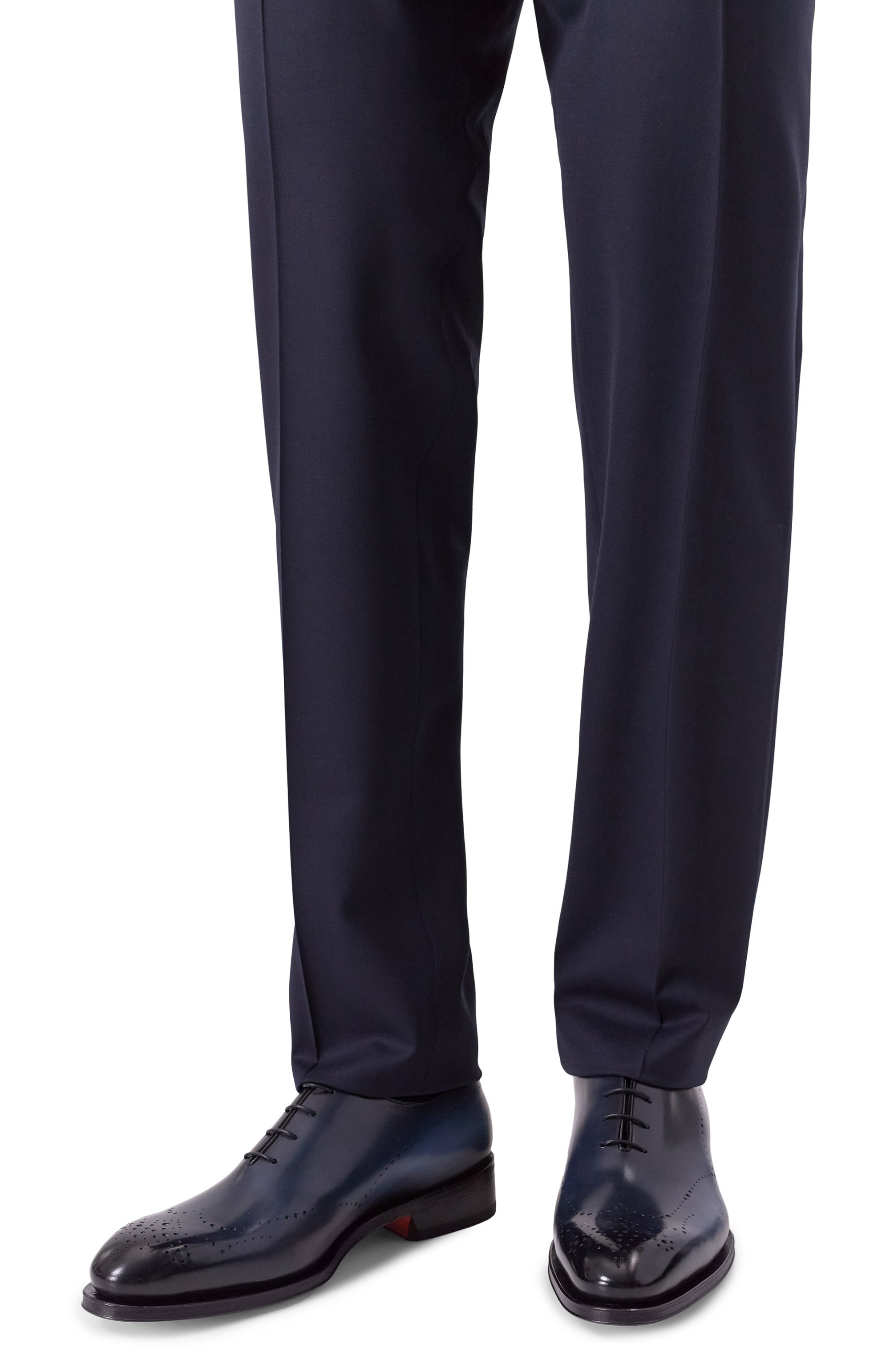 Кожаные оксфорды carter SANTONI, арт. MCCG18542MC8HRAG, фото 3