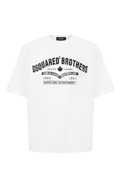 Мужская хлопковая футболка DSQUARED2, арт. S74GD1599/D20106