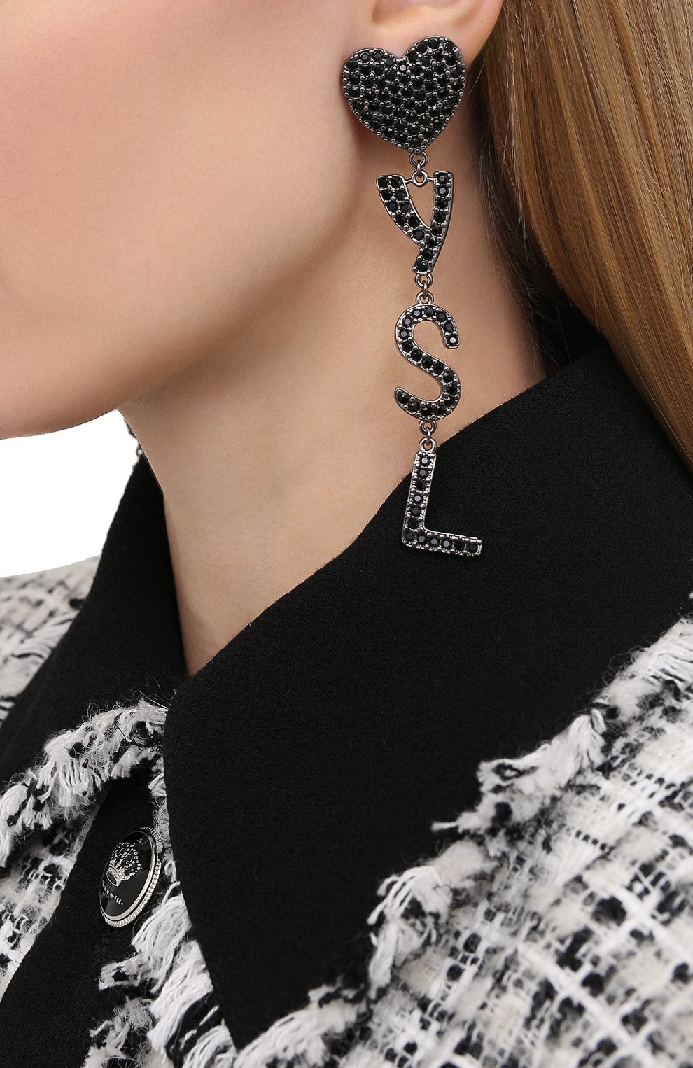 Клипсы SAINT LAURENT, арт. 652837/Y1526, фото 2