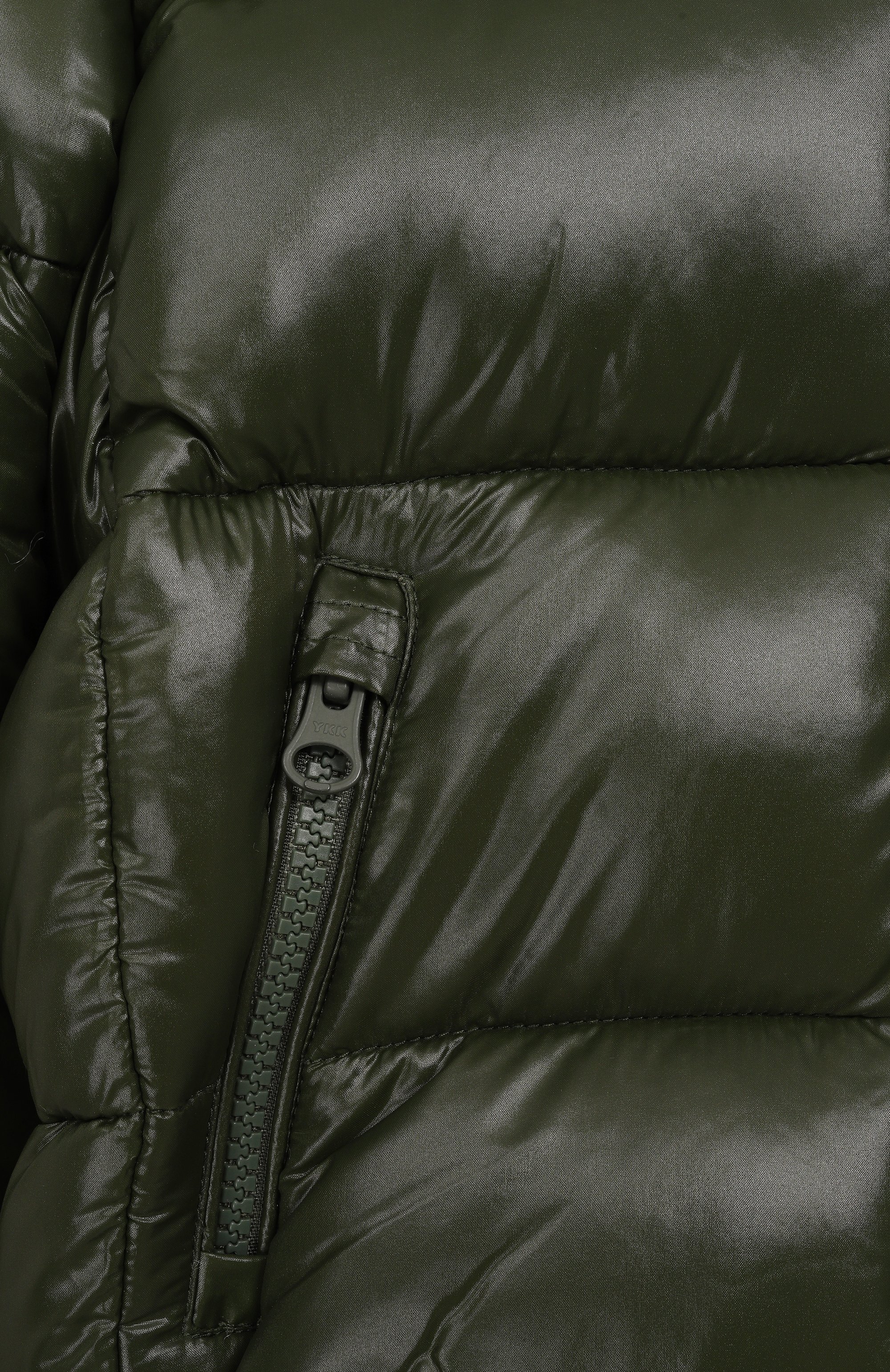 Утепленная куртка SAVE THE DUCK хаки цвета по цене 26150 руб., арт. J31280B/ARTIE/L0VE21, фото 3 Утепленная куртка SAVE THE DUCK, арт. J31280B/ARTIE/L0VE21, фото 3