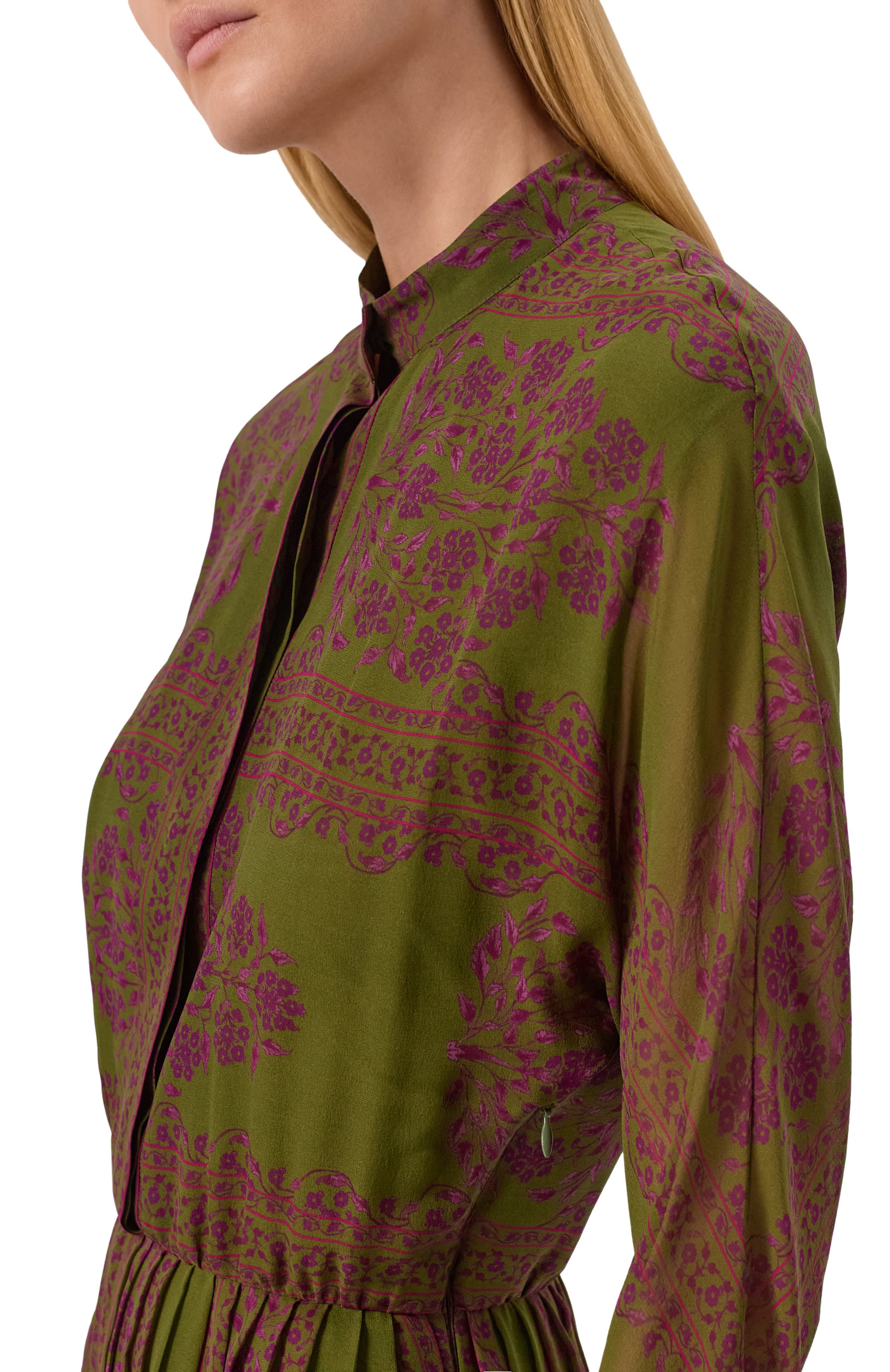 Шелковое платье GIAMBATTISTA VALLI, арт. 25FWSVTE5C20/99PRI, фото 5