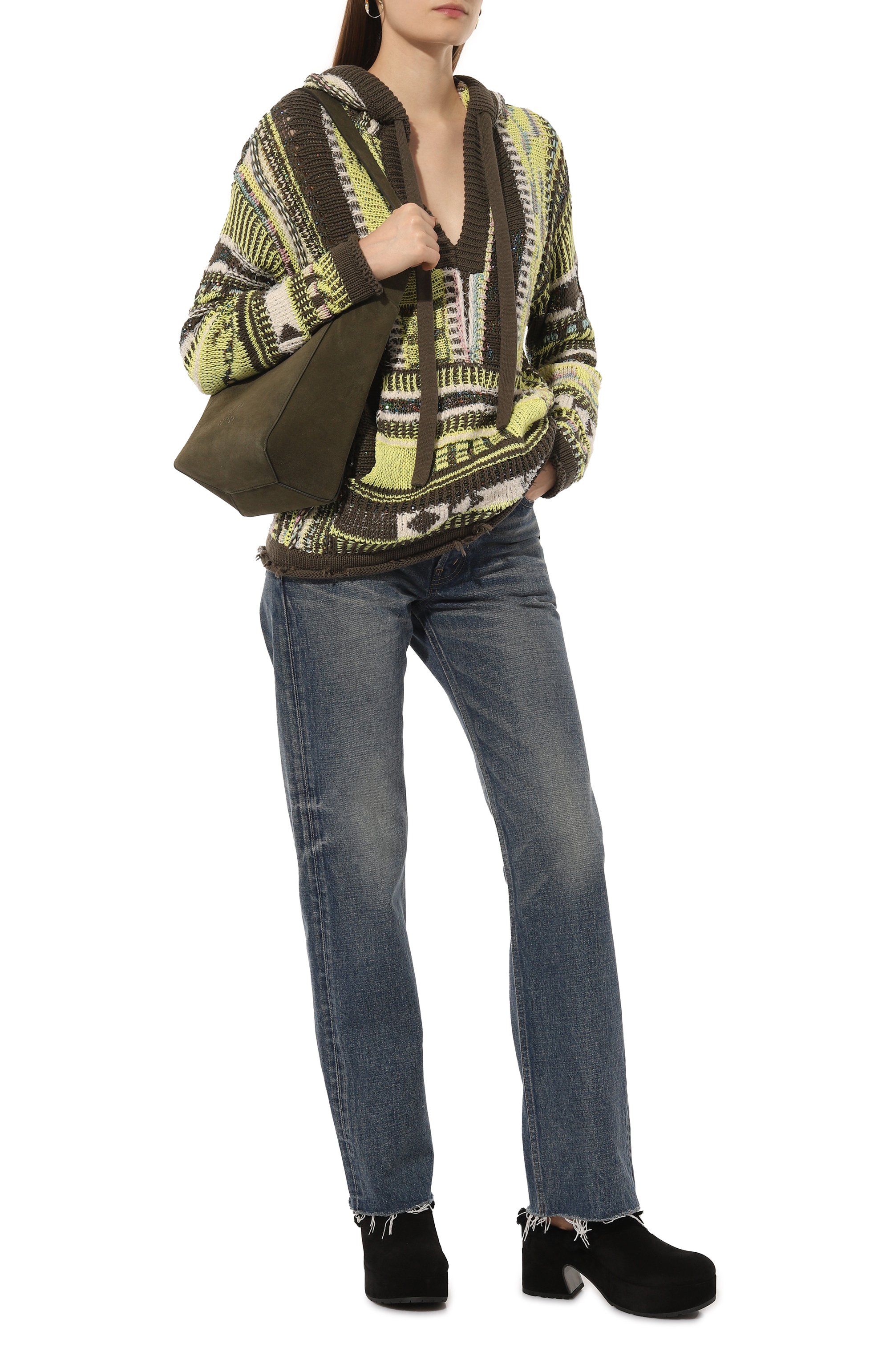 Замшевые сабо lyss GIANVITO ROSSI, арт. G93019.55RIC.SFUNENE, фото 2