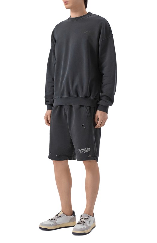 Хлопковые шорты Comme des Fuckdown CFABM01992 Серый  CFABM01992 Фото 2