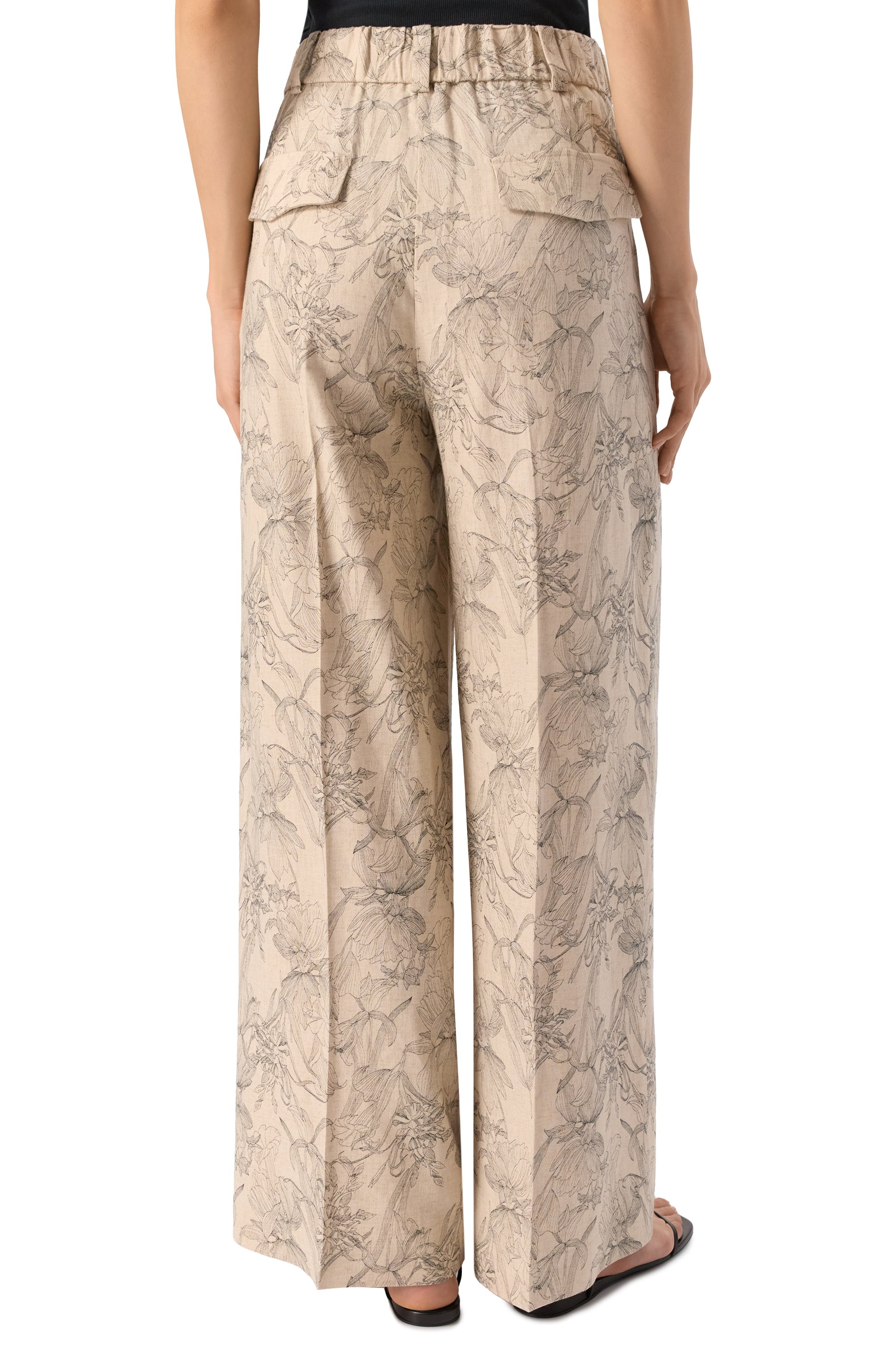 Брюки из вискозы и льна WINDSOR, арт. 52 DH456HV 10019671/30046397, фото 4