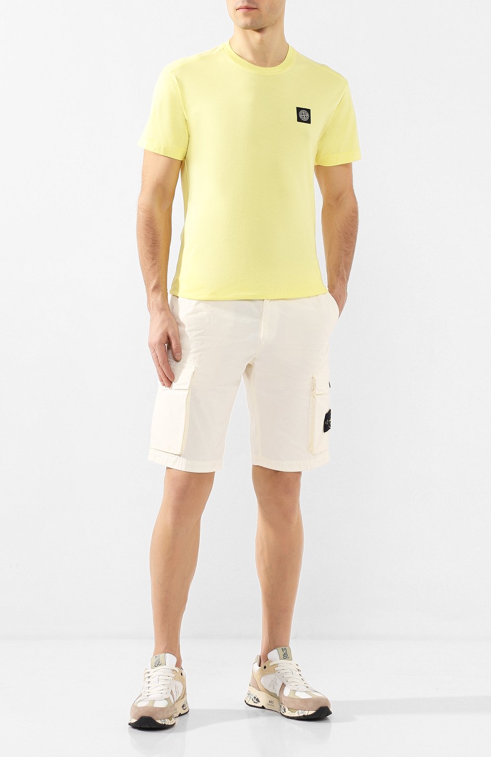 Хлопковая футболка STONE ISLAND, арт. 721524113, фото 2