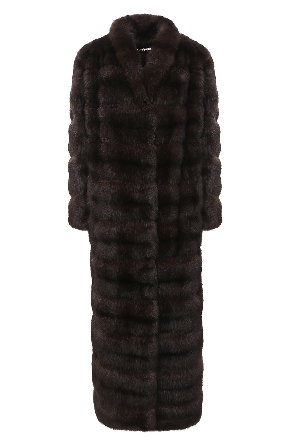 Шуба из меха соболя MANZONI24 коричневого цвета по цене 4135000 руб., арт. 20M816-Z/38-46, фото 1 Шуба из меха соболя MANZONI24, арт. 20M816-Z/38-46, фото 1