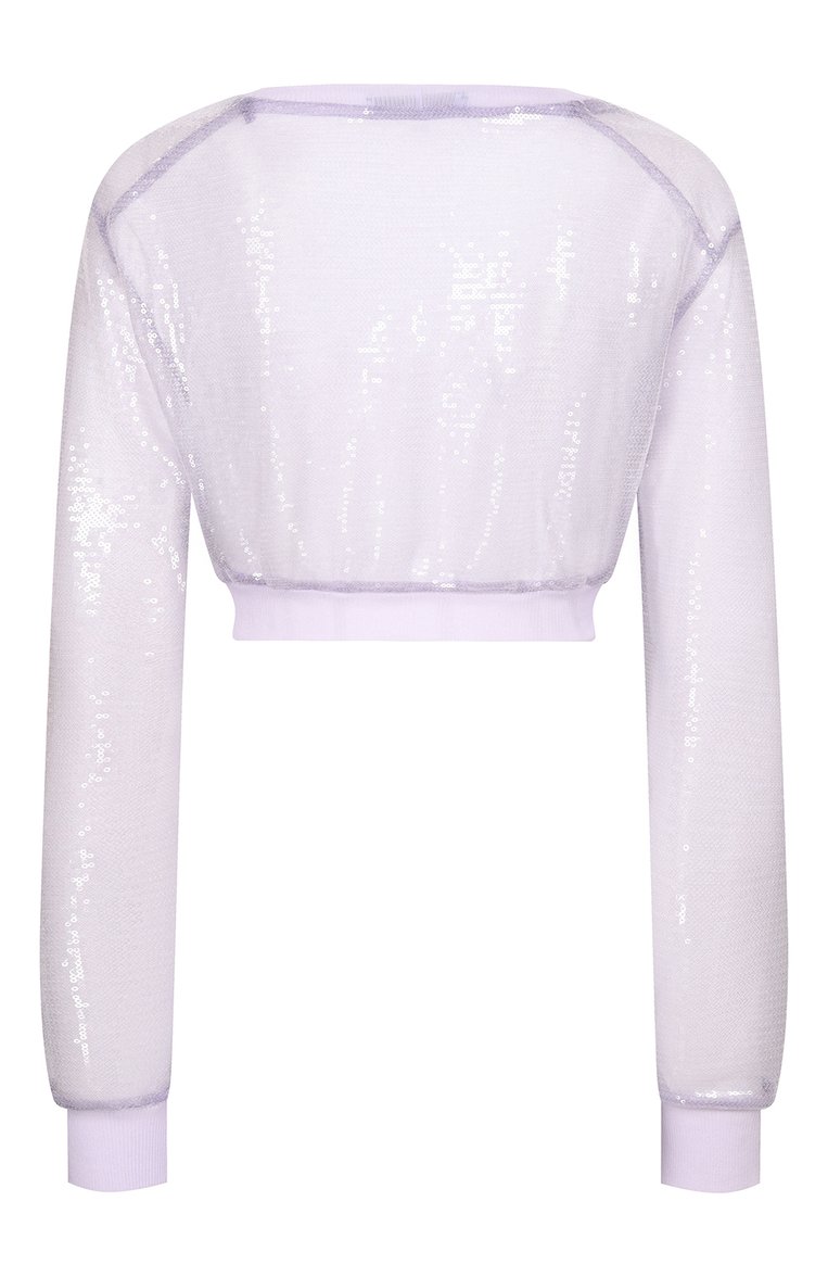 Кардиган с отделкой пайетками PRADA, арт. P444FR-1Z4T-F0014, фото 2