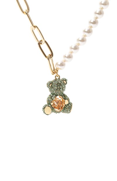 Колье teddy SWAROVSKI зеленого цвета по цене 27550 руб., арт. 5669162, фото 3 Колье teddy SWAROVSKI, арт. 5669162, фото 3