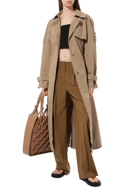 Двубортный тренч LESYANEBO, арт. SS23/DENIMTC001, фото 2