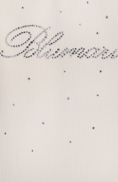 Хлопковая майка BLUMARINE, арт. BFTS0260/CS029_001, фото 3