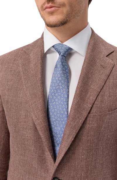 Мужской шелковый галстук CANALI, арт. 18/HJ04510