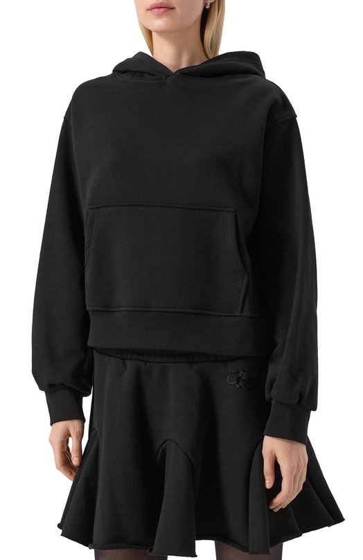 Хлопковое худи Comme des Fuckdown CFABW01373 Чёрный  CFABW01373 Фото 3