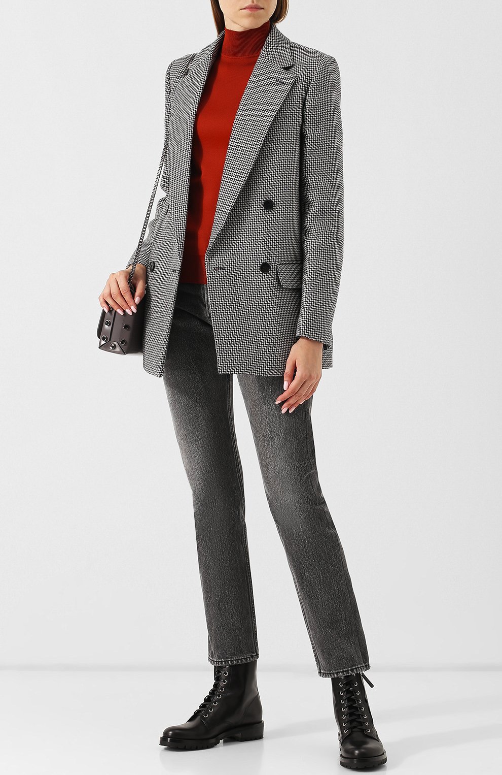 Кожаные ботинки на шнуровке с молнией GIANVITO ROSSI, арт. G70695.20CU0.VIPNER0, фото 2