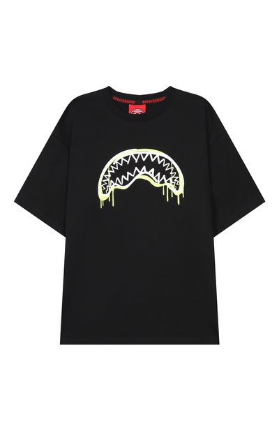Хлопковая футболка SPRAYGROUND, арт. SPY1443BLK